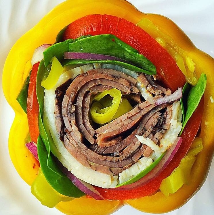 Bell Pepper sandwiches